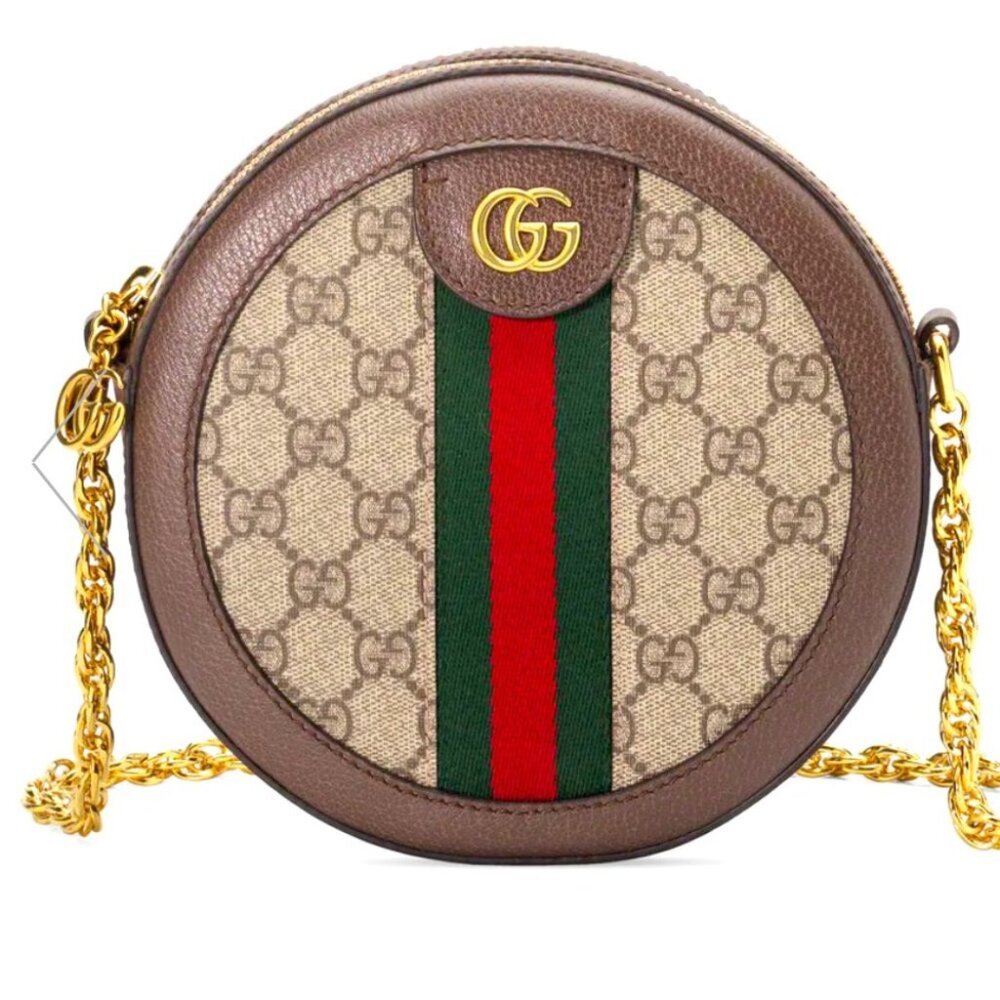 Ophidia mini GG round shoulder bag - Like new with box and dust bag - authentic - Picture 1 of 7